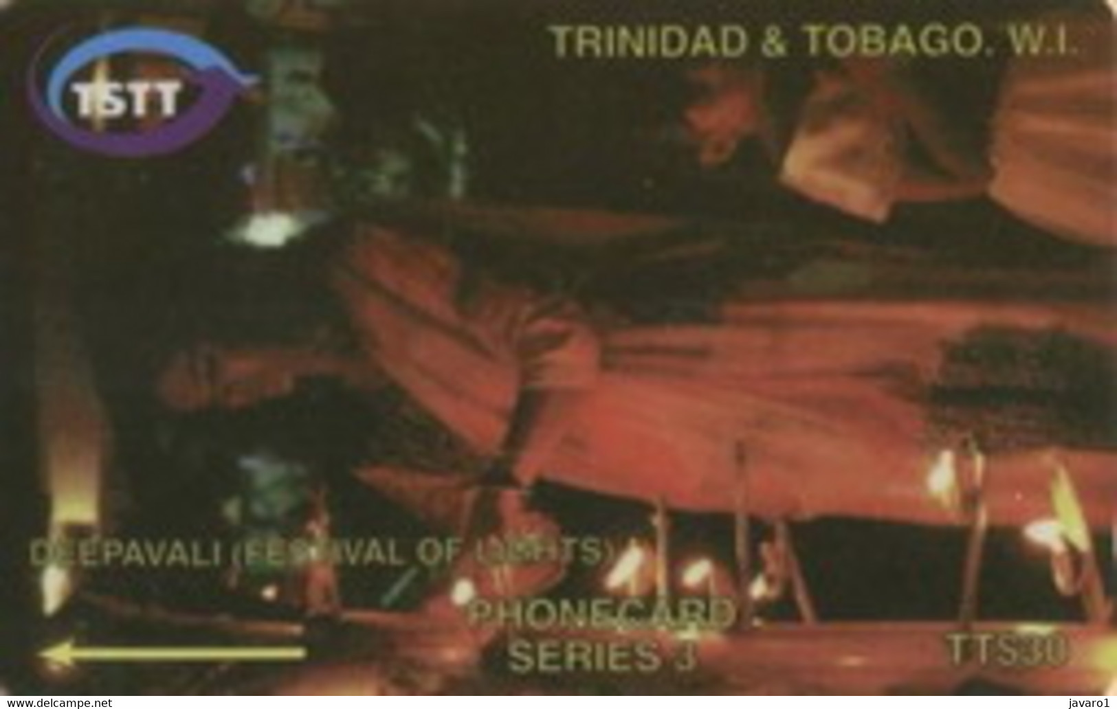 TRINIDAD : 011A TT$30 Festival Of Lights USED - Trinité & Tobago