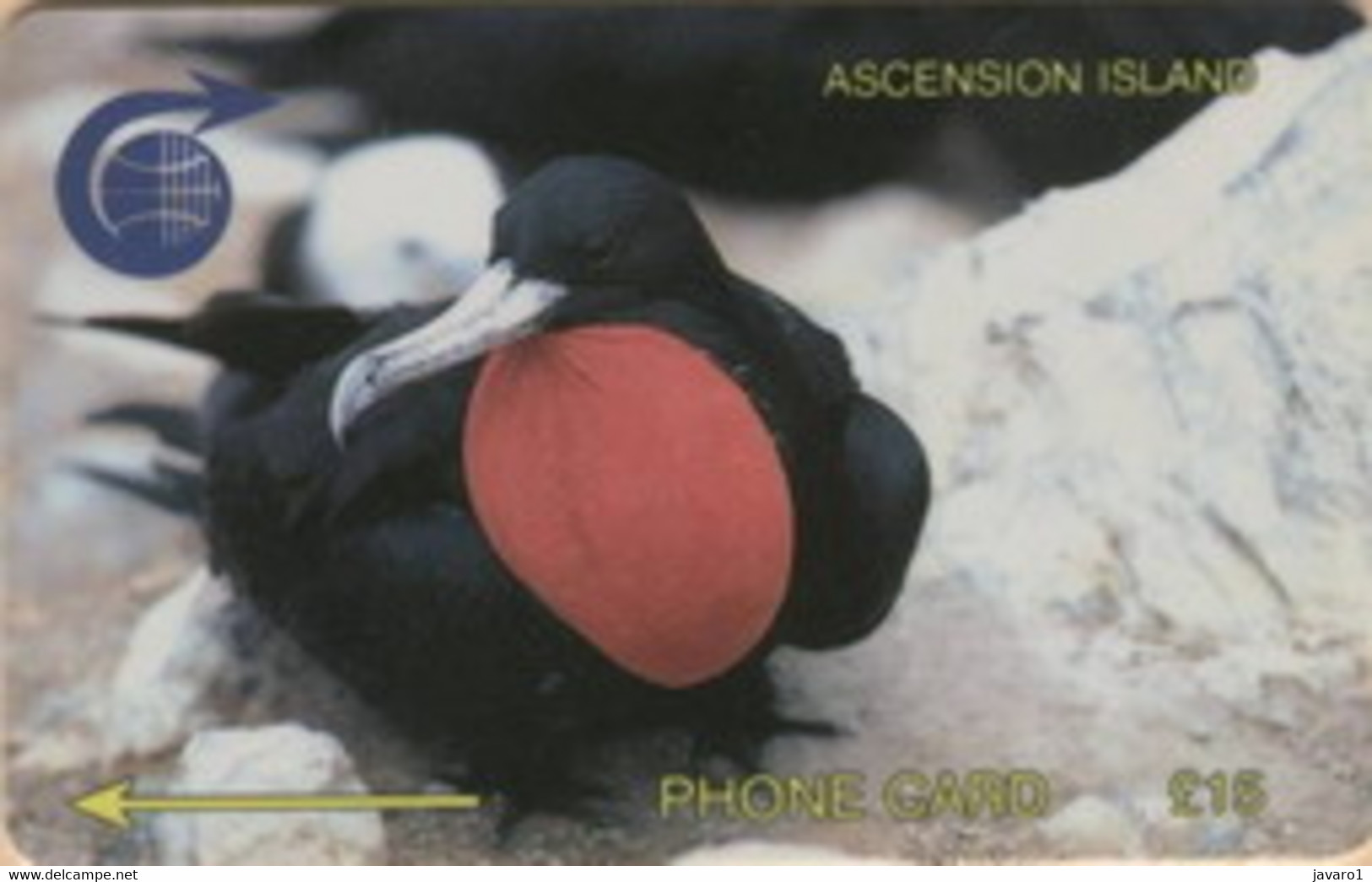 ASCENCION : 002C FRIGATE BIRD L.15 MINT - Ascension