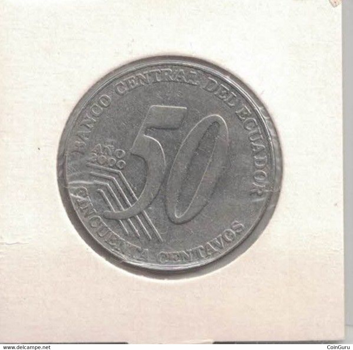 Ecuador 50 Centavos 2000 - Equateur