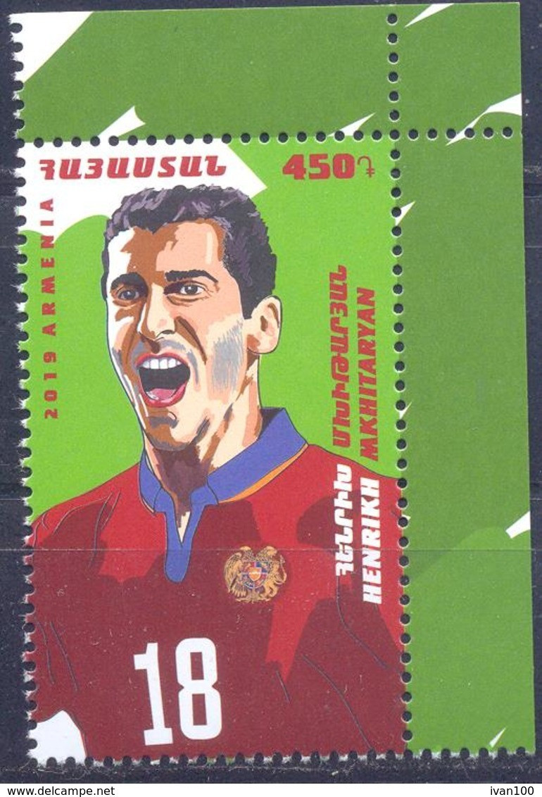 2019.Armenia, Football, Henrikh Mkhitaryan, 1v, Mint/** - Armenien