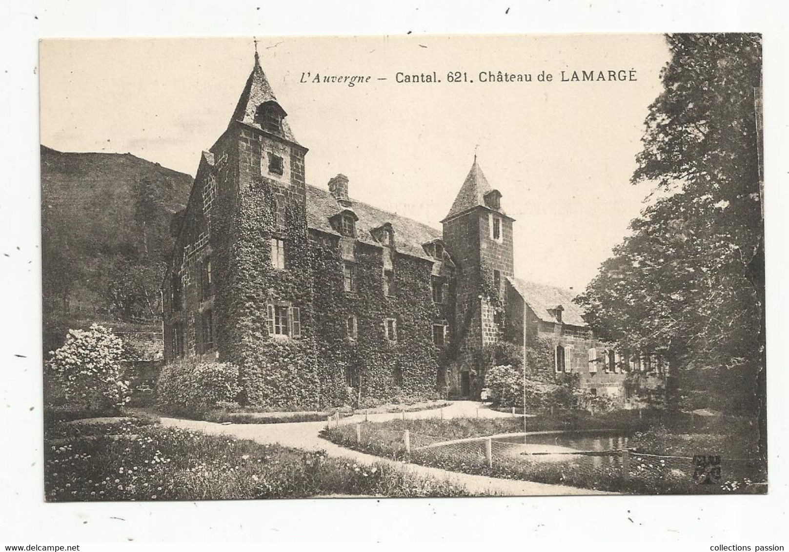 Cp , 15 , FONTANGES , L'Auvergne , Cantal , Château De LAMARGE ,vierge - Autres & Non Classés
