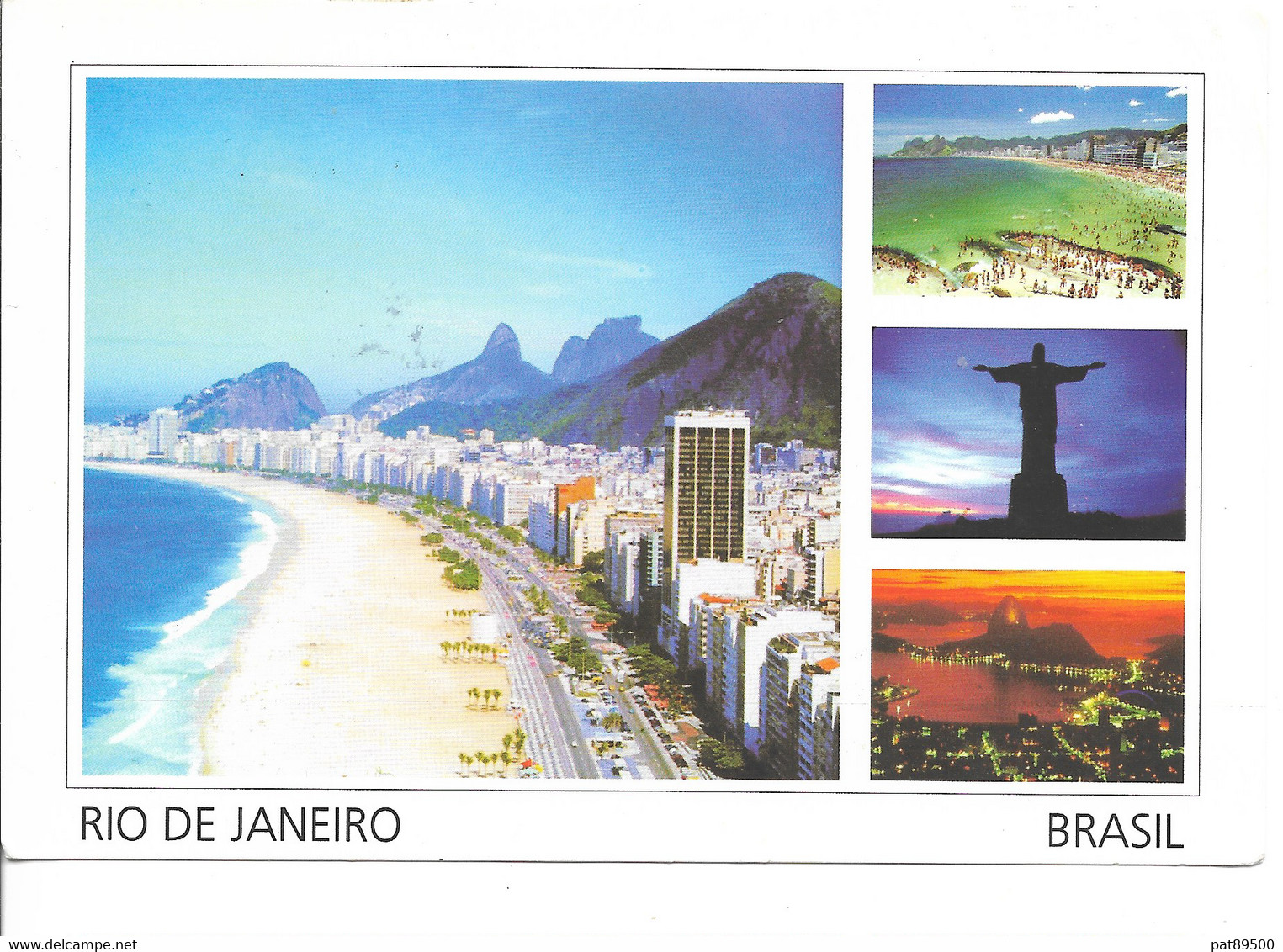 BRESIL / 2 T. Identiques De 2004 Sur CPM Voyagée 2007 Le Méridien Copacabana Carte Multivues (4) Voir Cachet - Other & Unclassified