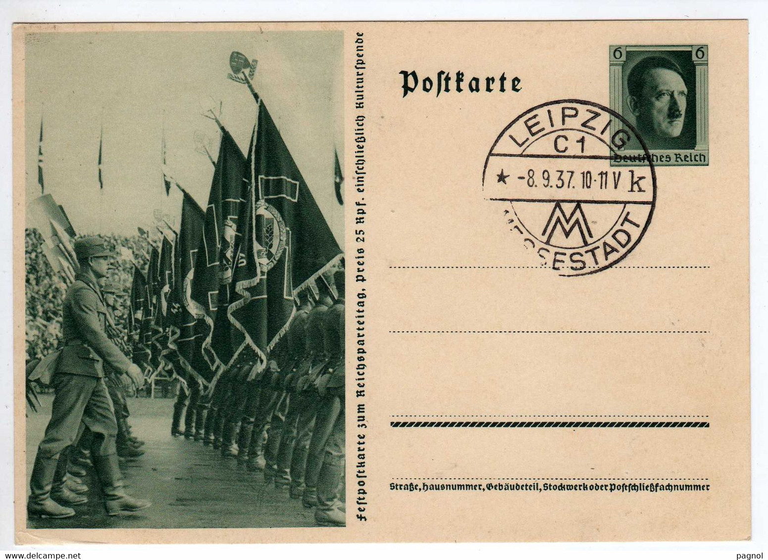 Allemagne :  : Entiers Postaux : ( Cachet Leipzig) - Autres & Non Classés