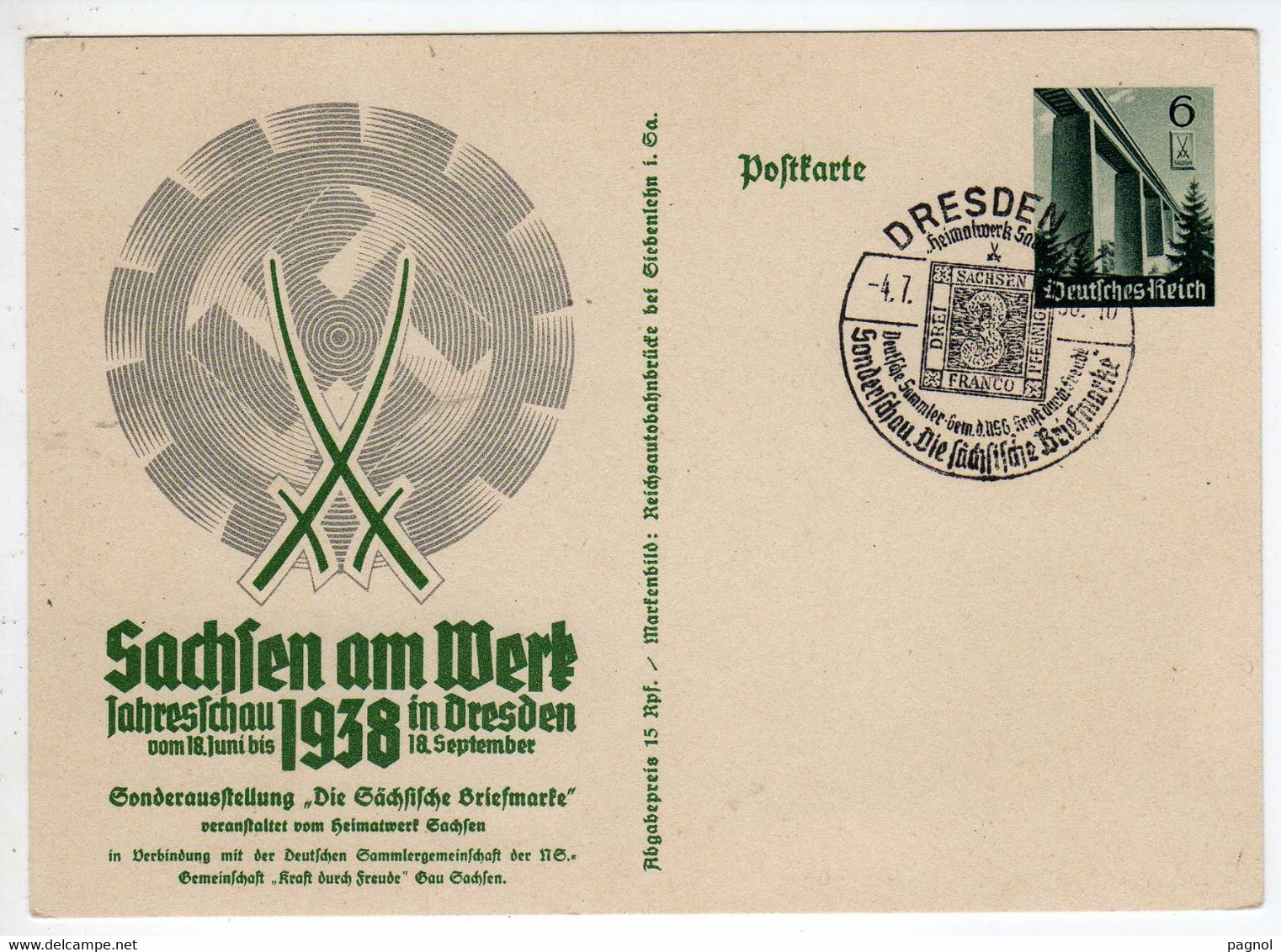 Allemagne :  : Entiers Postaux : ( Cachet Dresden ) - Altri & Non Classificati