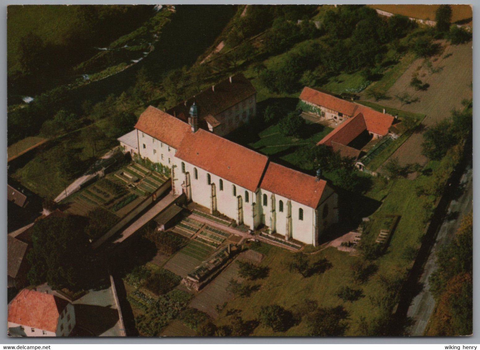 Gemünden Am Main Schönau - Franziskaner Minoritenkloster 2   Luftbild - Gemünden