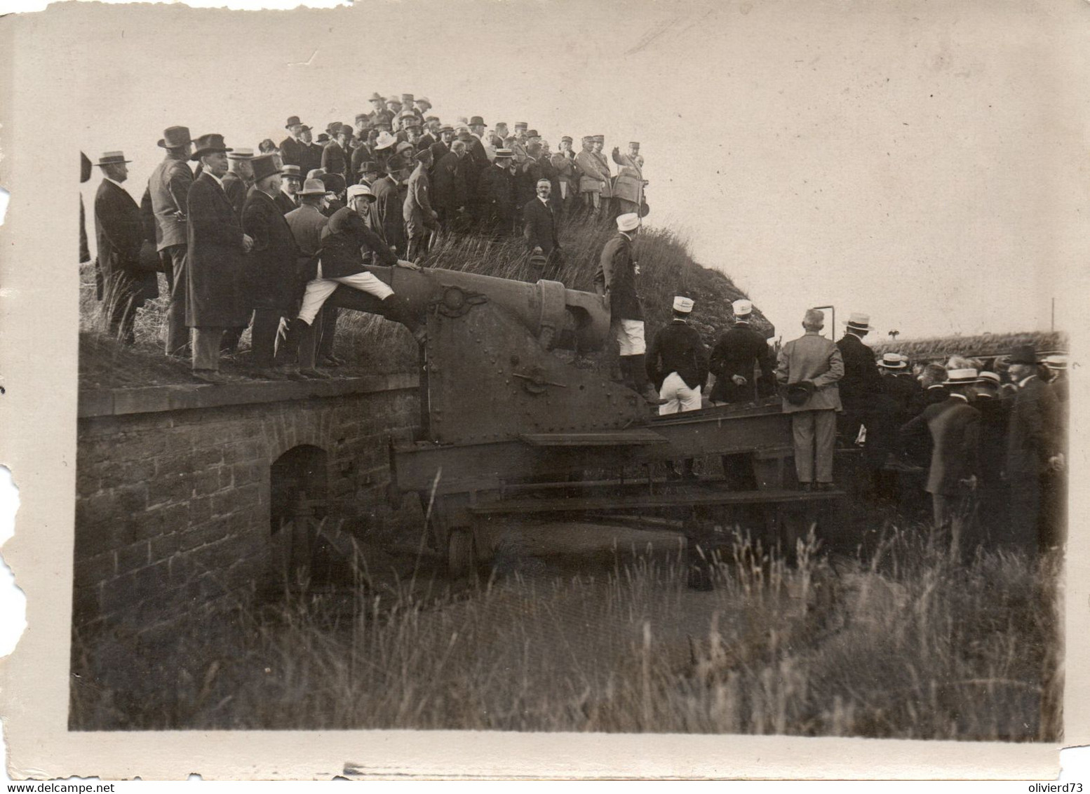 Belle Photo Originale 13x18 - Metz Visite Dy Fort Du Mont St Quentin - A VOIR Texte Au Dos - Metz