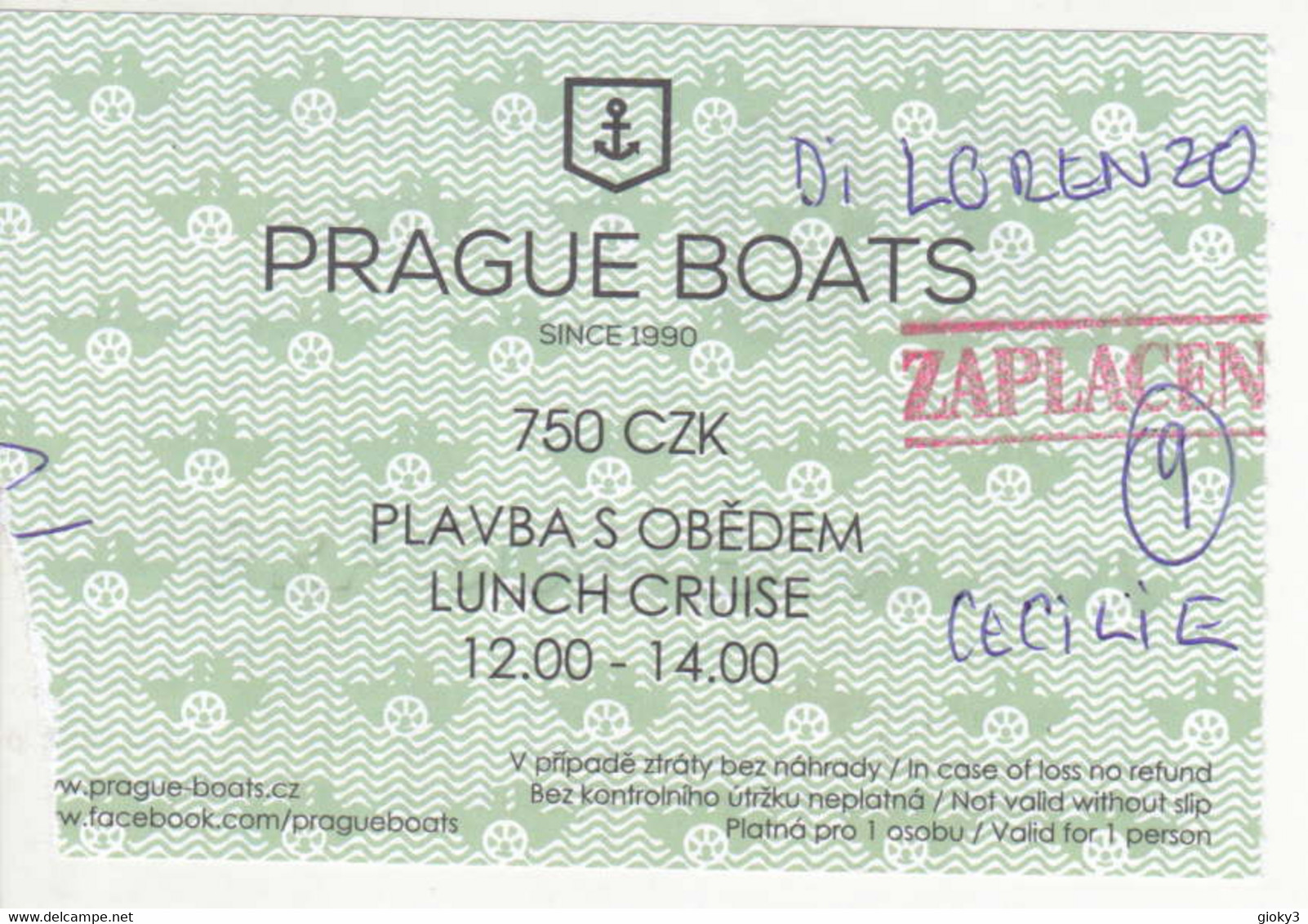 BIGLIETTO INGRESSO PRAGUE BOATS 2018 - Europa