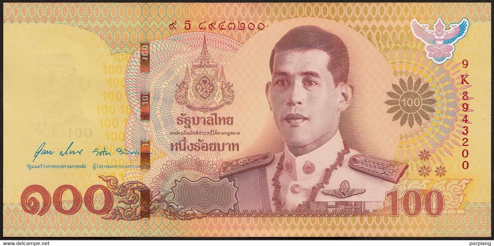 100 Baht Coronation Of King Rama X Thailand 2020 UNC 12.12.2020 - Thailand