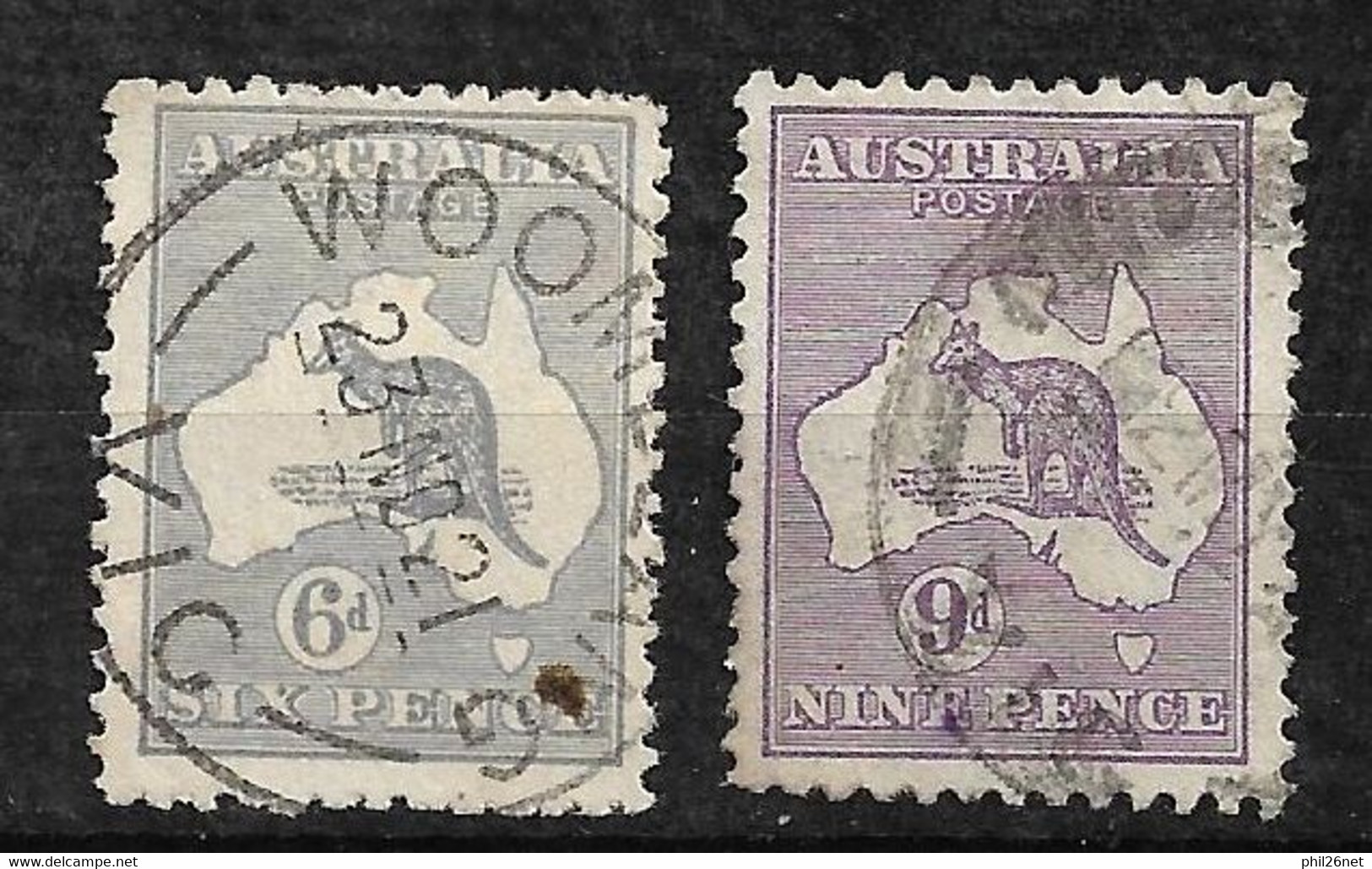 Australie N° 8  Et 9    Oblitérés     B/TB     - Used Stamps