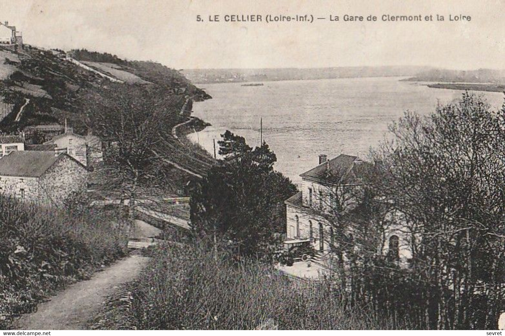 LE CELLIER. - La Gare De Clermont Et La Loire - Le Cellier