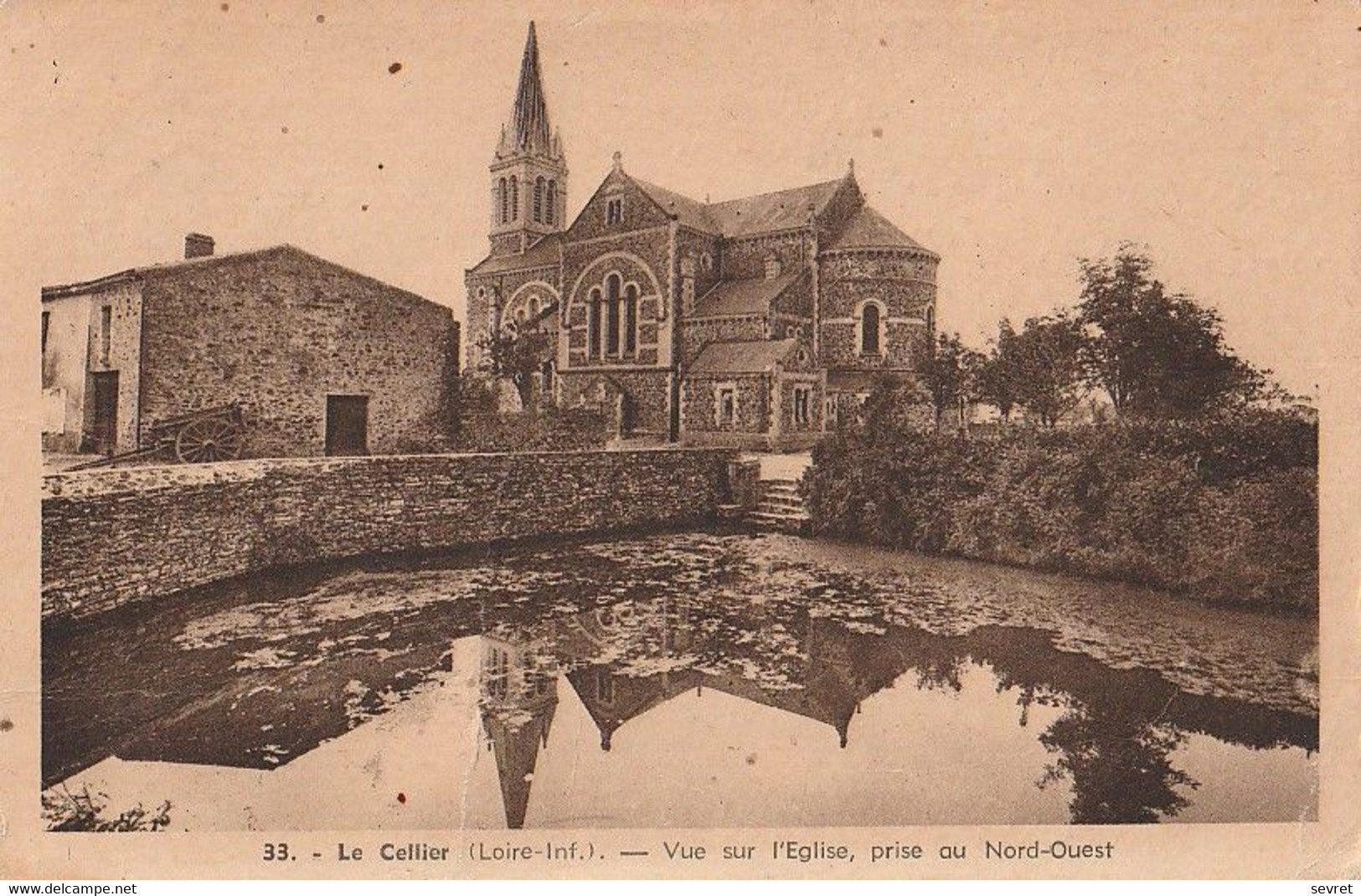 LE CELLIER. - Vue Sur L'Eglise, Prise Au Nord-Ouest - Le Cellier