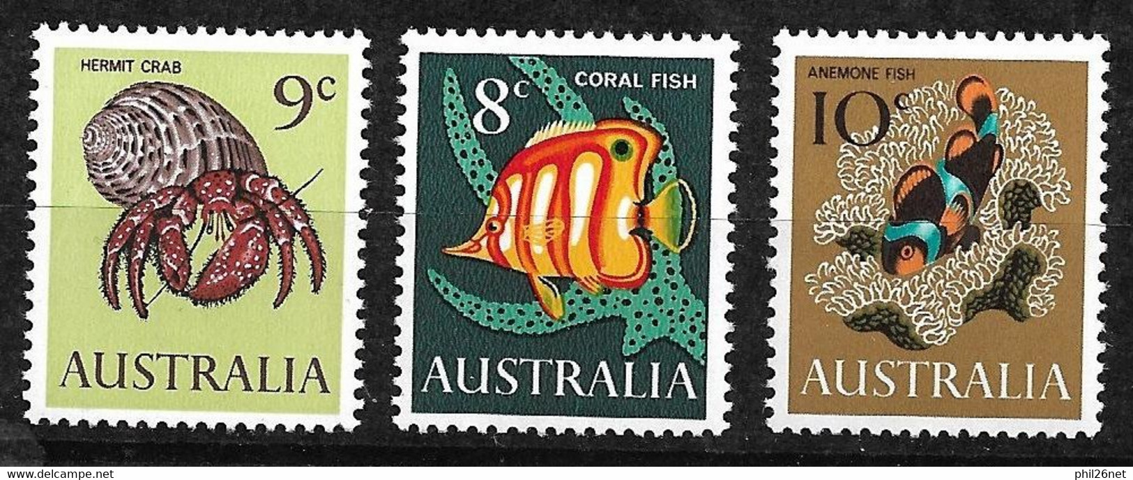 Australie N° 326 à 328 Neufs  * *    B/TB     - Mint Stamps