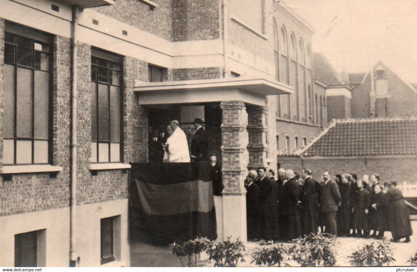 ZELE MATERNITEIT FOTOKAART 1934 INHULDIGING ZUSTERS ST. VICENTIUS - Zele