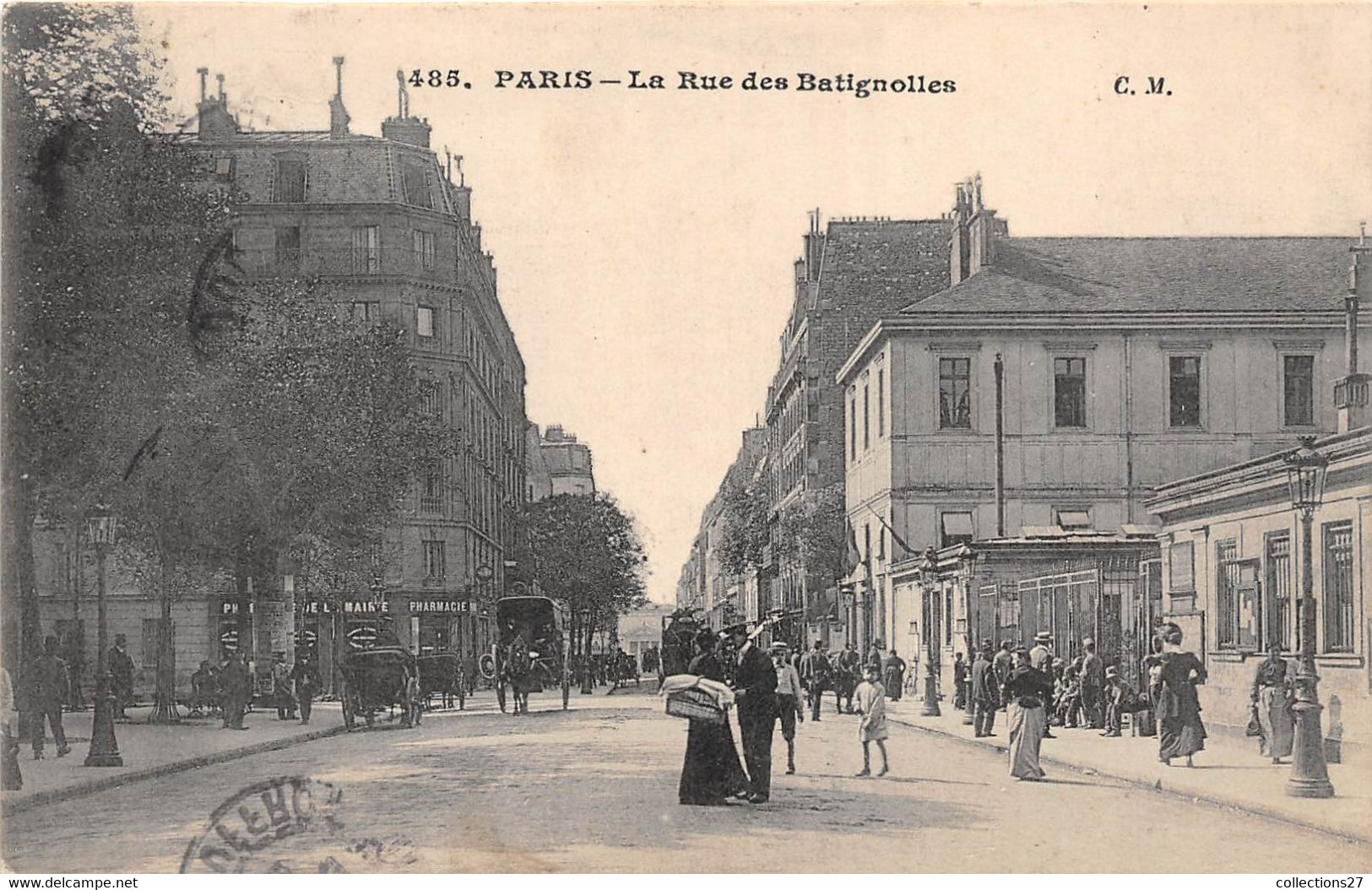 PARIS-75017-LA RUE DES BATIGNOLLES - Arrondissement: 17