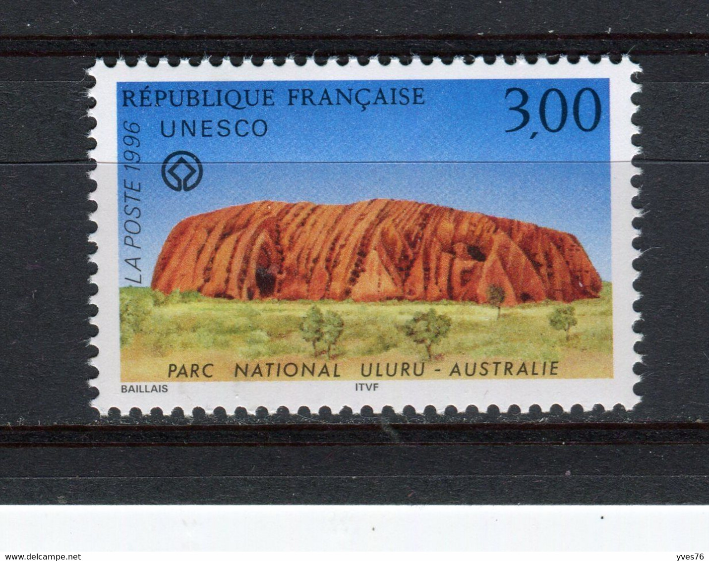 FRANCE - Y&T Service N° 114** - MNH - Parc National Uluru En Australie - Mint/Hinged