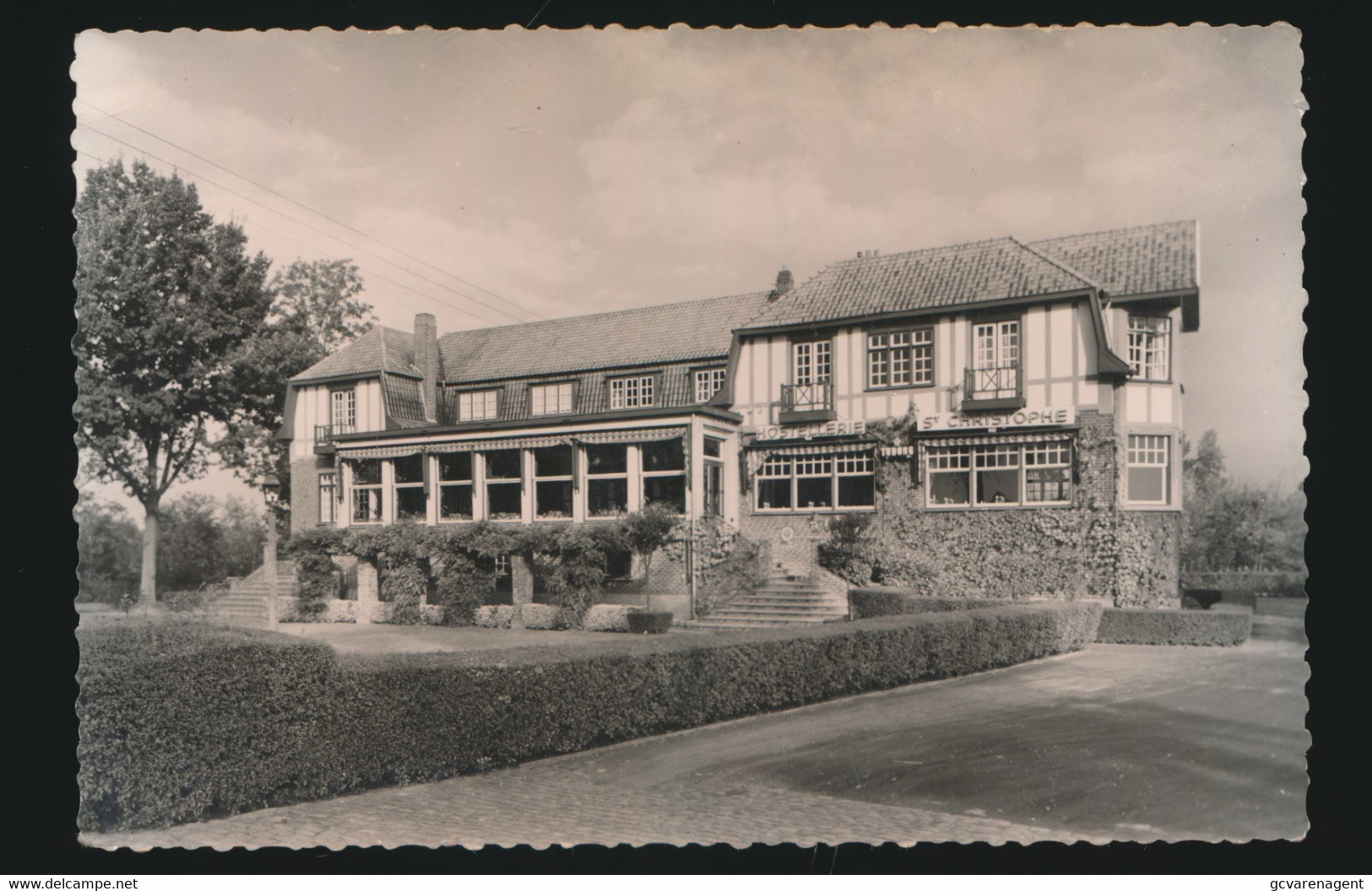 DEURLE  FOTOKAART  HOTEL RESTAURANT  RALLY ST. CHRISTOPHE  2 SCANS - Sint-Martens-Latem