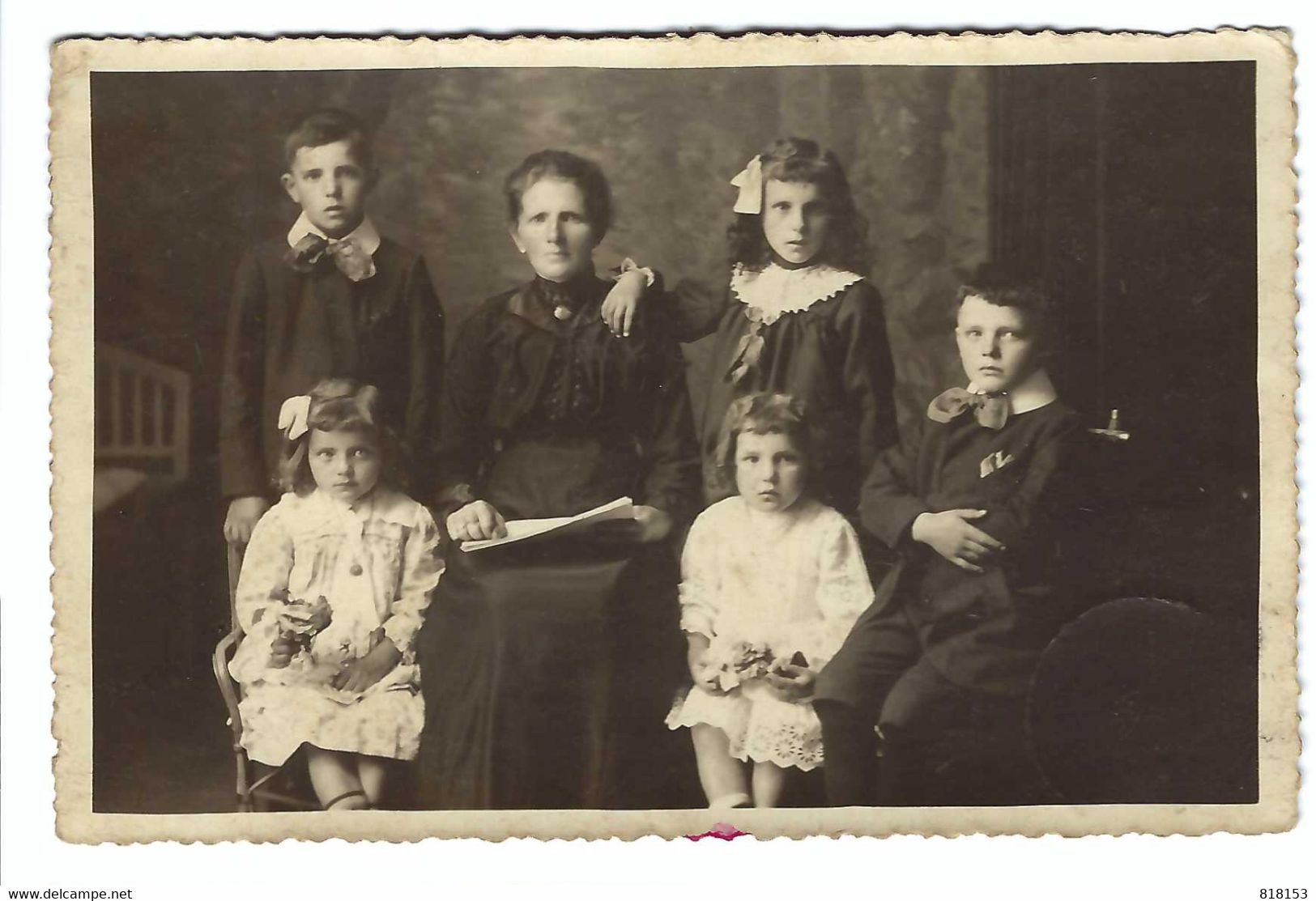 Familie C Eerdekens-Postelmans ;Gustave Postelmans  Belgische Krijgsgevangene N° 2995,10  Wenderhausen   Fotokaart - Lummen