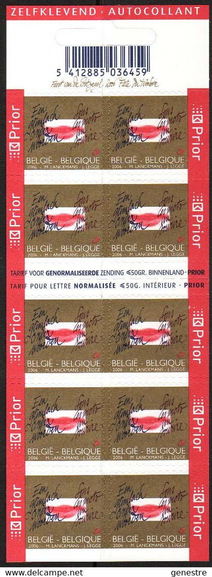 Belgique COB 3499 (carnet B62) ** (MNH) - 1997-… Dauerhafte Gültigkeit [B]