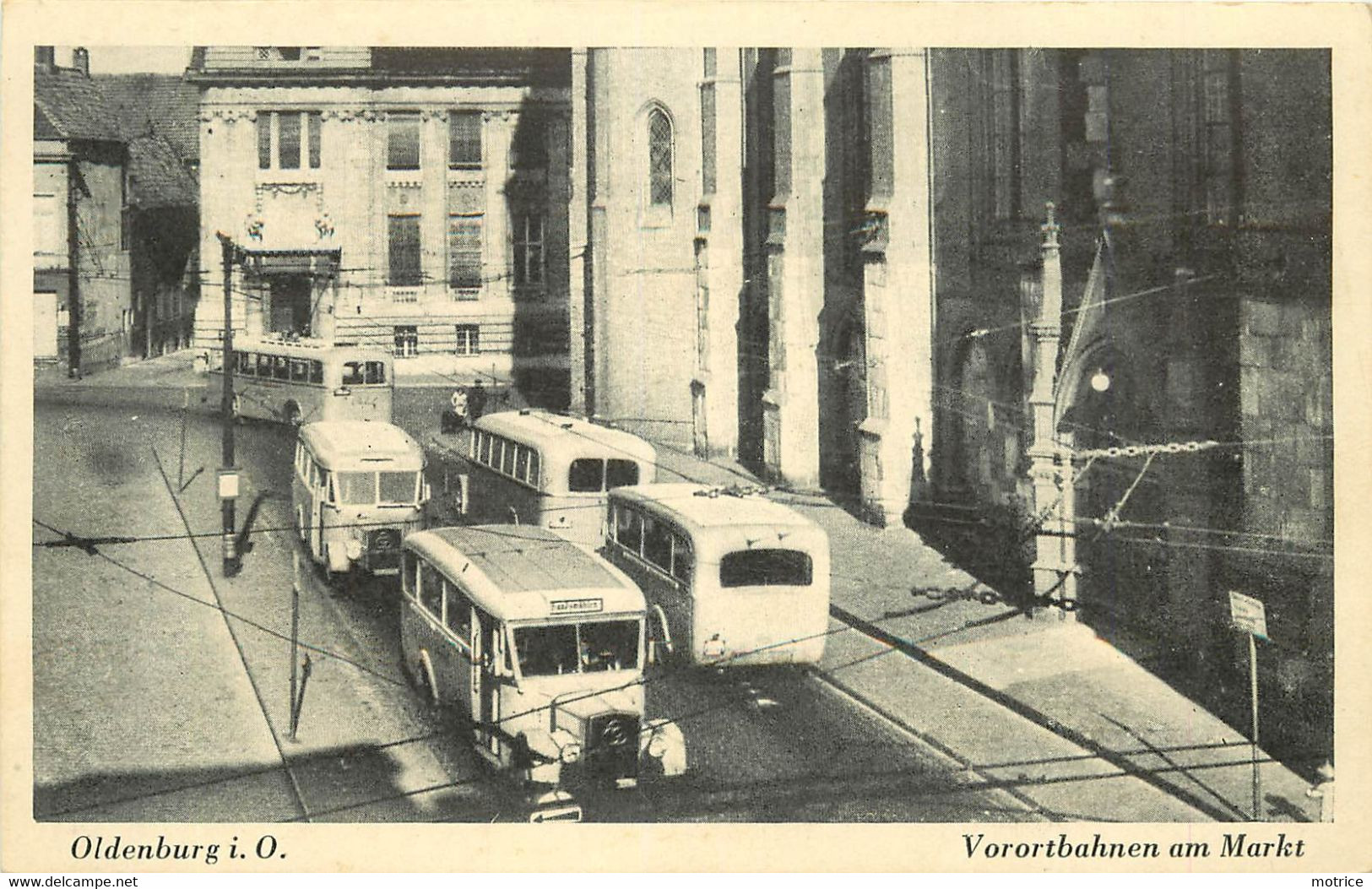 OLDENBURG I. O.  Vororbahnen Am Markt. (tramways) - Oldenburg (Holstein)