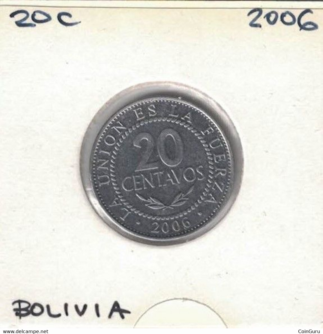 Bolivia  20 Or 50 Centavos Or  1 Or 5 Bolivianos, 2005 To 2008, Price Per Coin - Bolivie