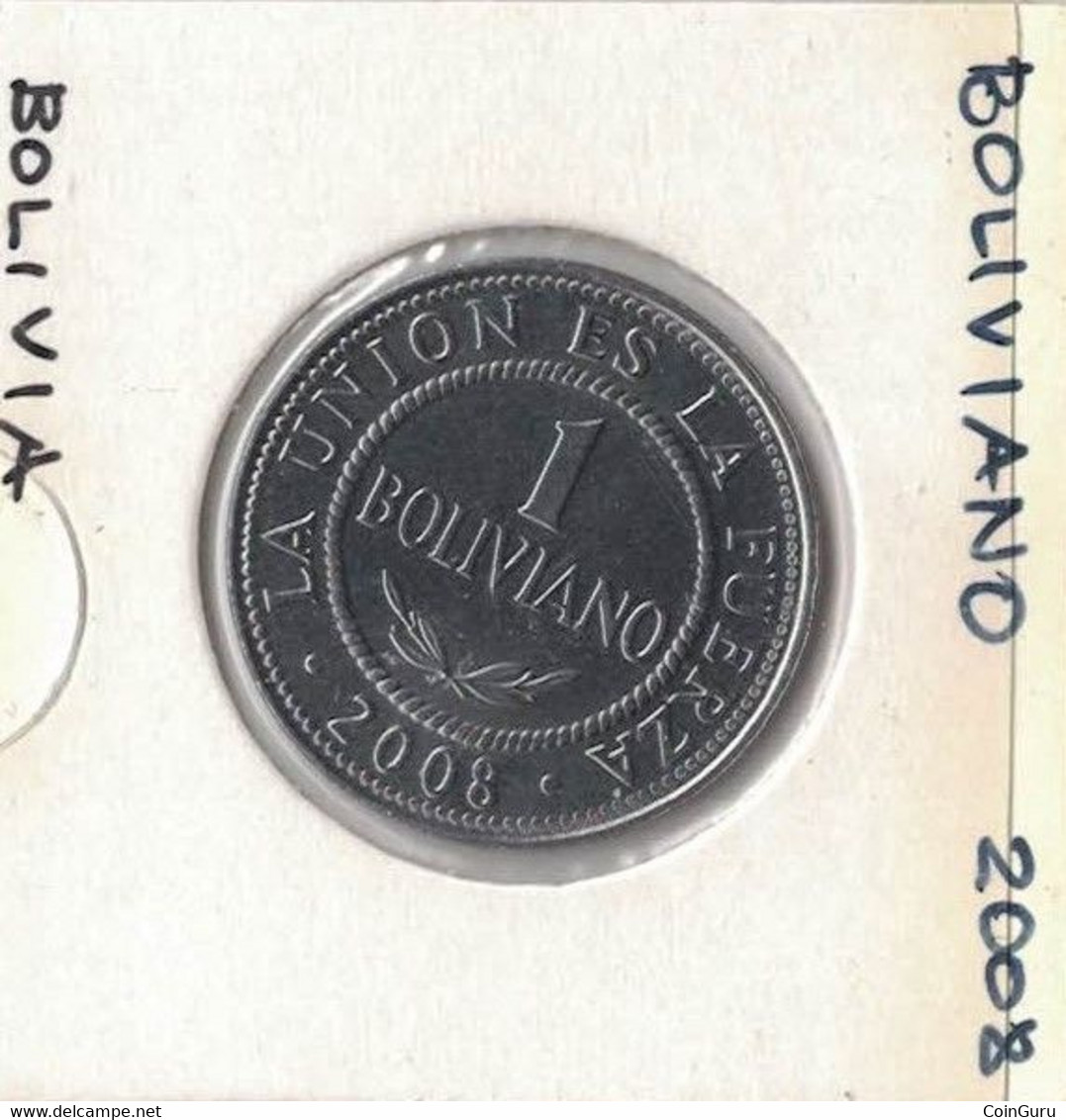 Bolivia  20 Or 50 Centavos Or  1 Or 5 Bolivianos, 2005 To 2008, Price Per Coin - Bolivia