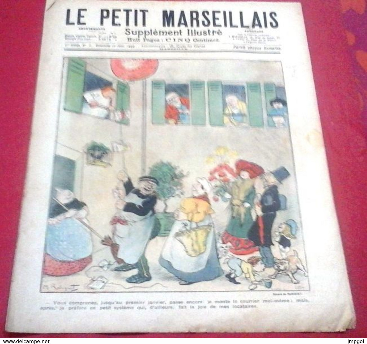 Le Petit Marseillais Supplément Illustré  N°2 Janvier 1902 Dessins Humoristiques Radiguet Vallet Et Autres... - Le Petit Marseillais