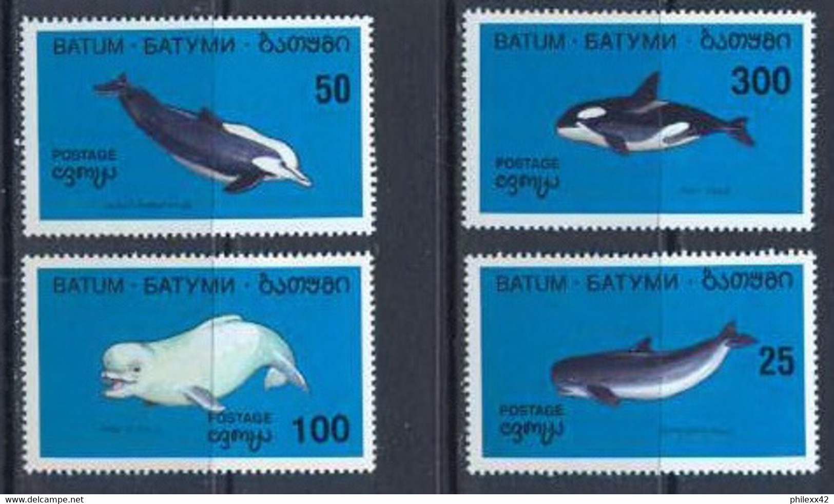 Géorgie (Georgia) 392 - - Dauphin Baleines ** MNH Whale Dolphin - Delfines