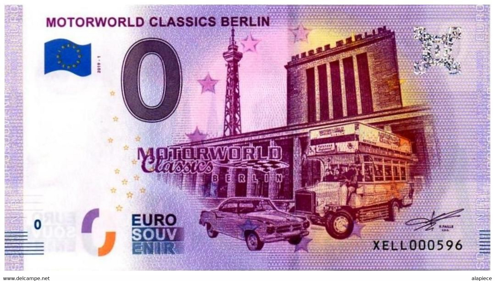 Billet Touristique - 0 Euro - Allemagne - Motorworld Classics Berlin (2019-1) - Essais Privés / Non-officiels