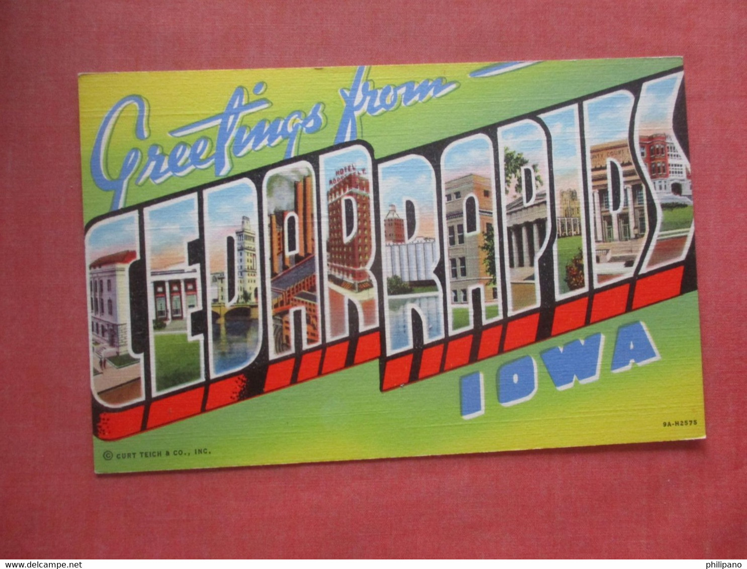 Greetings  Cedar Rapids  Iowa > Cedar Rapids Ref  4514 - Cedar Rapids