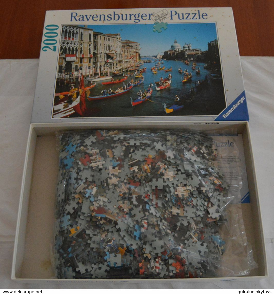 Les Gondoles à VENISE PUZZLE 2000 Piéces Format 98x75 Cm Complet Et En Bon état - Rompecabezas