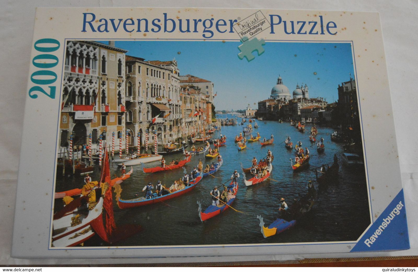 Les Gondoles à VENISE PUZZLE 2000 Piéces Format 98x75 Cm Complet Et En Bon état - Puzzle Games