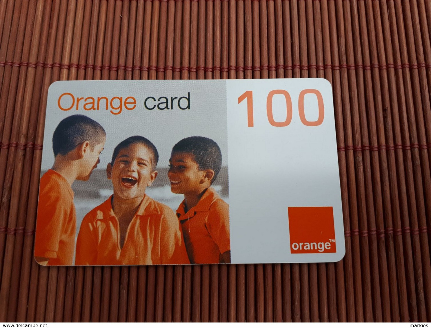 Orange Prepaidcard  Dominicia 100 Used  2 Scans Rare - Dominique
