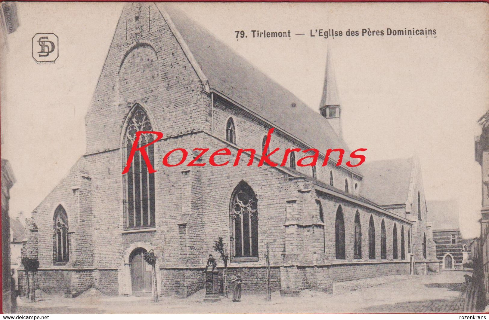 TIENEN Tirlemont Geanimeerd L'Eglise Des Peres Dominicains - Predikherenkerk (En Bon état) (In Goede Staat) - Tienen