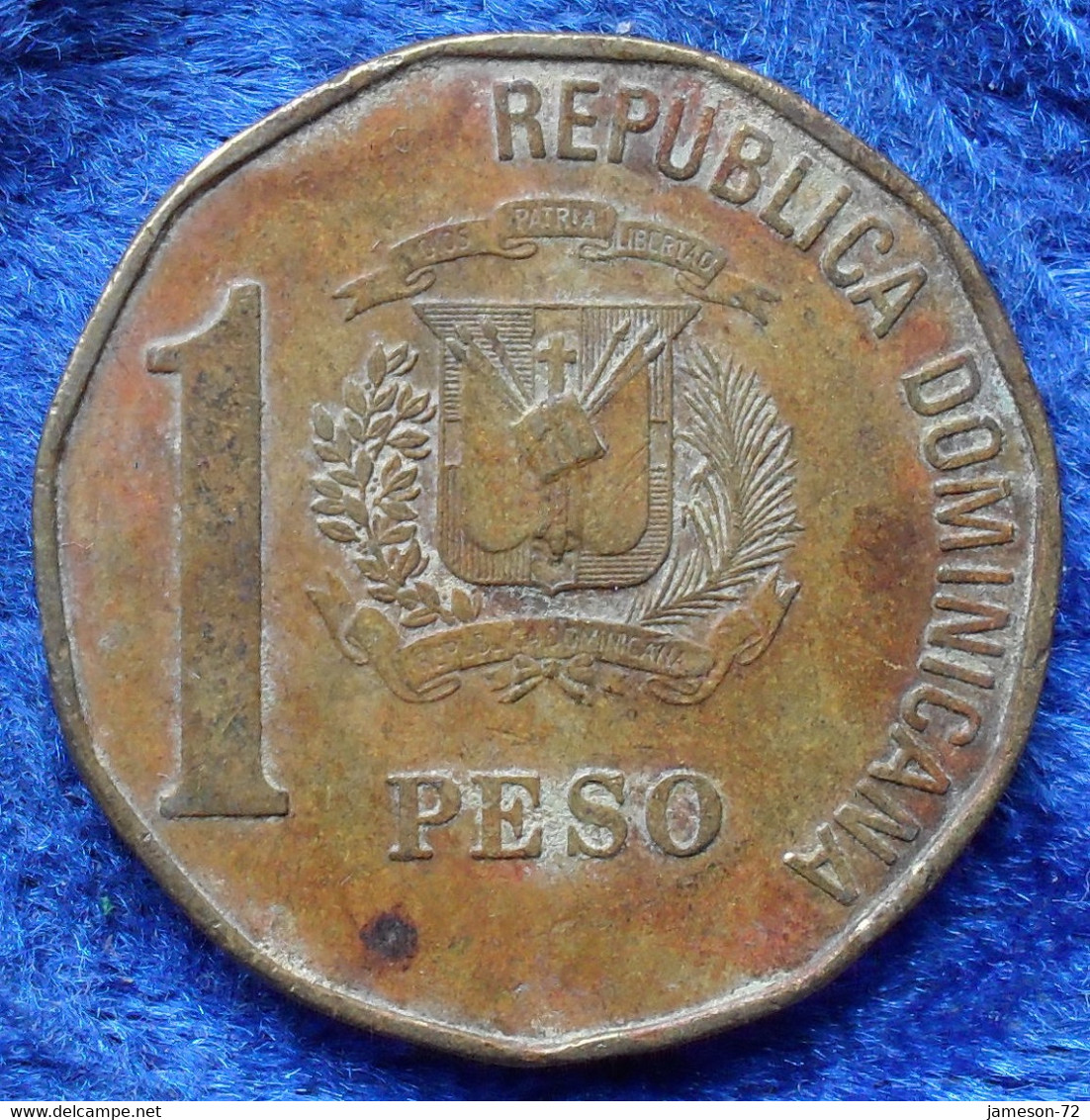 DOMINICAN REPUBLIC - 1 Peso 1993 "Duarte" KM# 80.2 - Edelweiss Coins . - Dominicaine