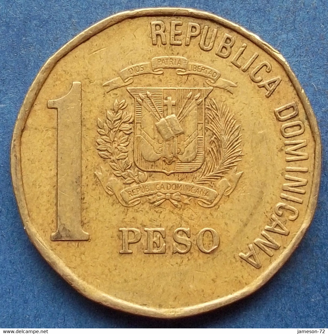 DOMINICAN REPUBLIC - 1 Peso 2002 KM#80.2 Monetary Reform 1937 - Edelweiss Coins - Dominicana