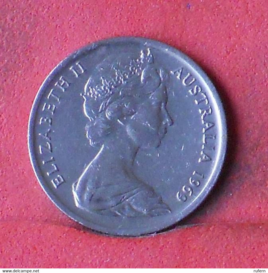 AUSTRALIA 5 CENT  1969 -    KM# 64 - (Nº39040) - 5 Cents