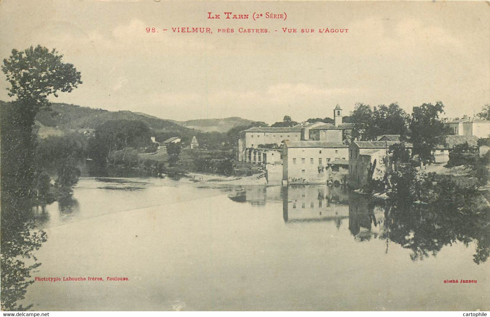 81 - VIELMUR - Vue Sur L'Egout En 1905 - Vielmur Sur Agout