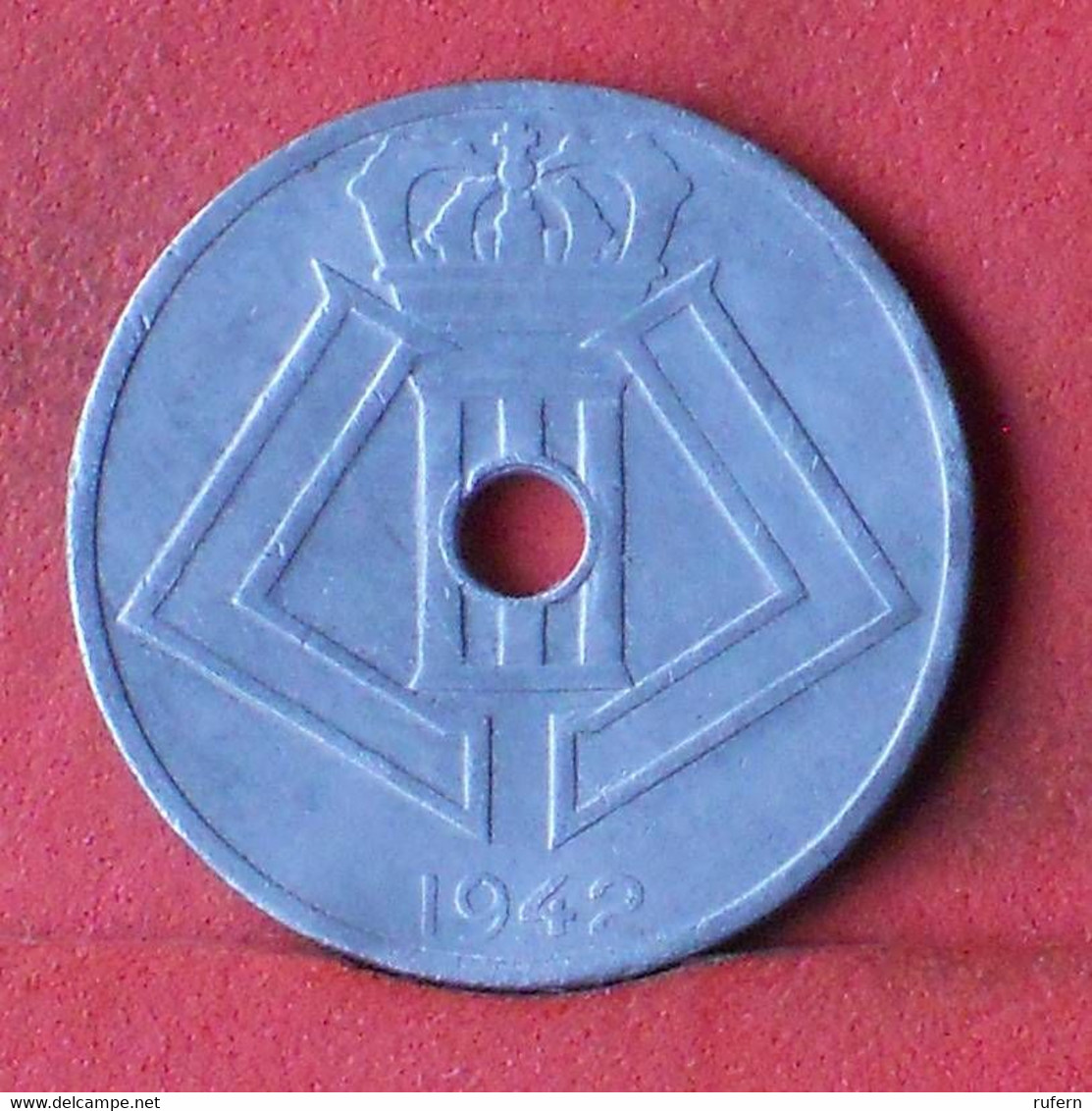 BELGIUM 25 CENTIMES 1942 -    KM# 132 - (Nº39051) - 25 Centimes