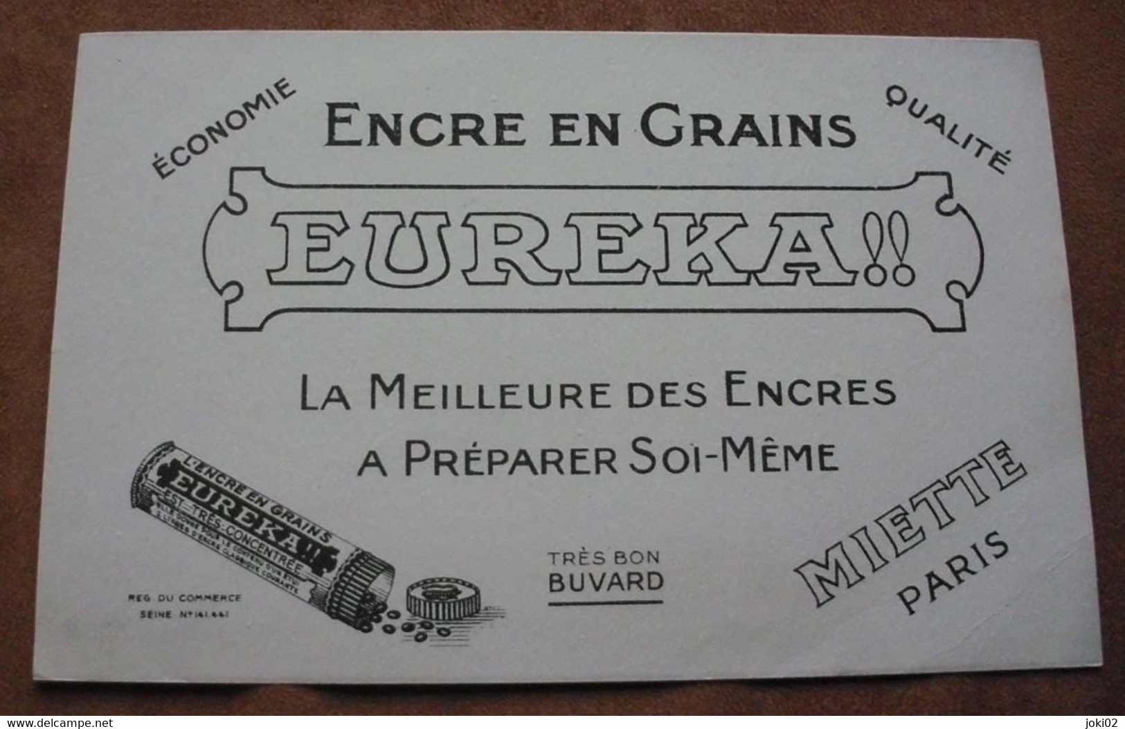 Buvard Eureka-encres En Grains -miette Paris - Papeterie