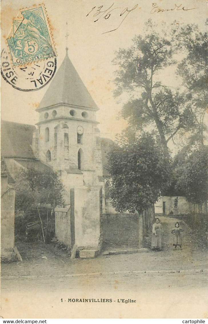 78 - MORAINVILLIERS - L'Eglise En 1905 - Morainvilliers