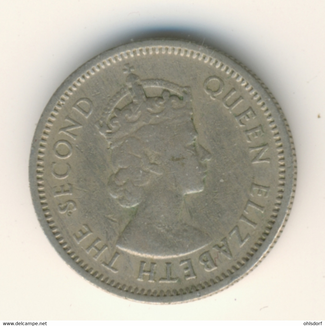 BRITISH CARIBBEAN TERRITORIES 1961: 10 Cents, KM 5 - Caribe Británica (Territorios Del)