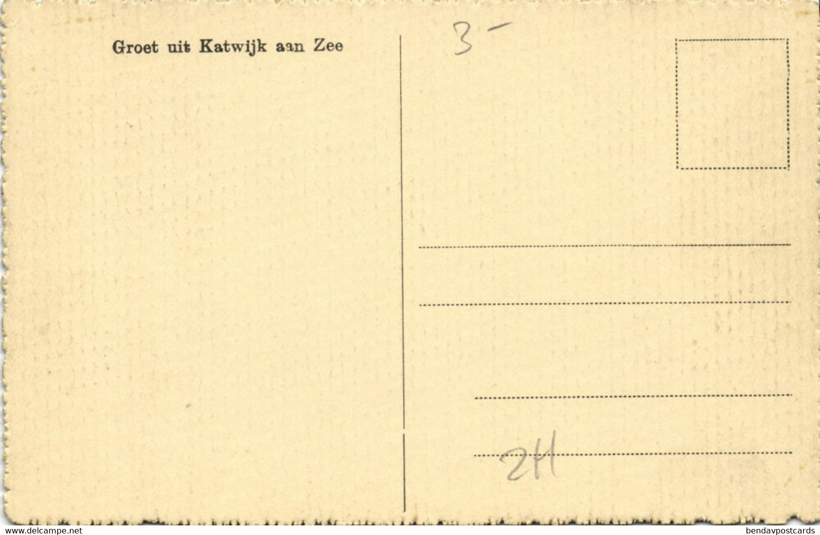 Nederland, KATWIJK A/Zee, Zeilschip Op Het Strand (1920s) Ansichtkaart - Katwijk (aan Zee)