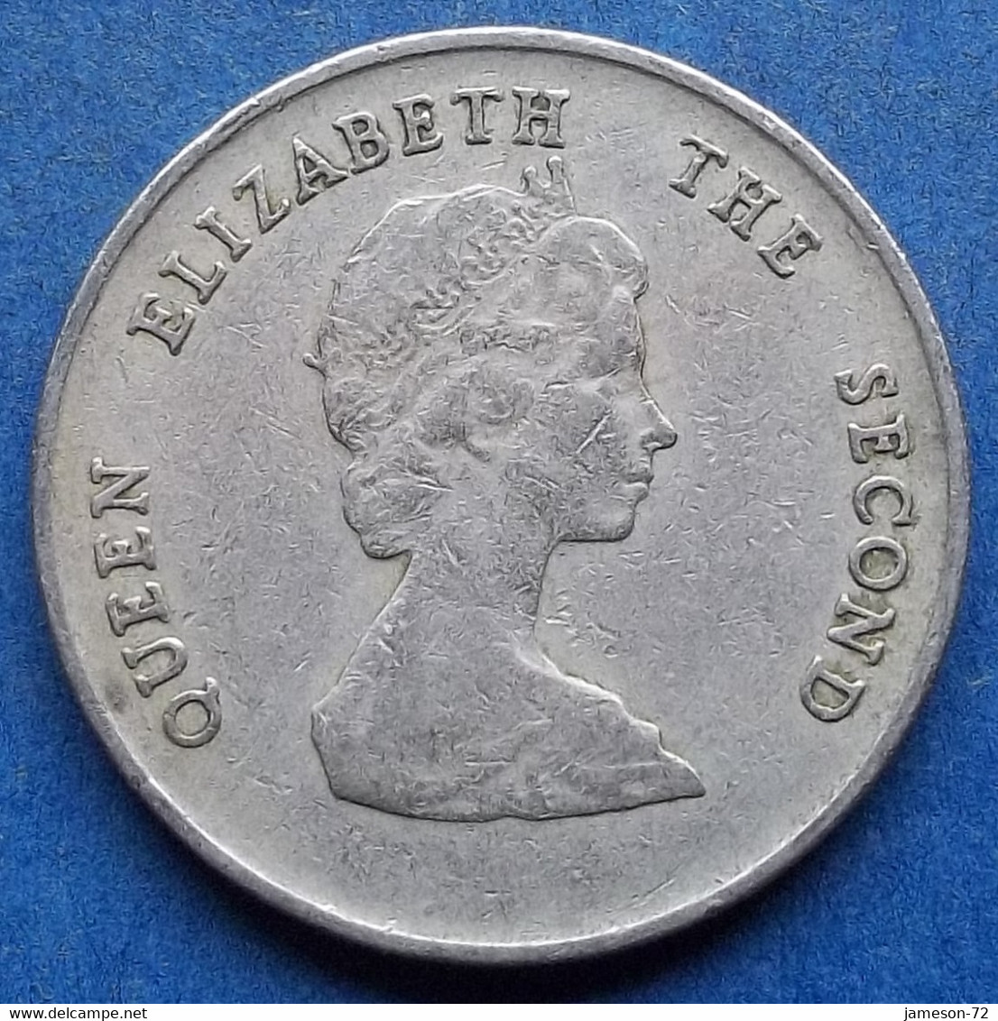 EAST CARIBBEAN STATES - 25 Cents 1981 KM# 14 Elizabeth II - Edelweiss Coins - Caraïbes Orientales (Etats Des)