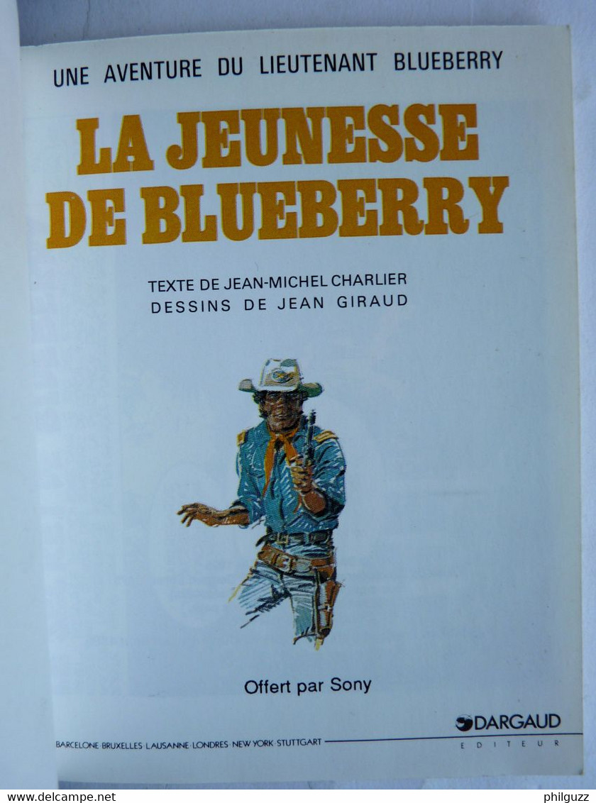 Petit ALBUM PUBLICITAIRE POUR SONY 1995 BLUEBERRY GIRAUD 10X13 Cm - Blueberry