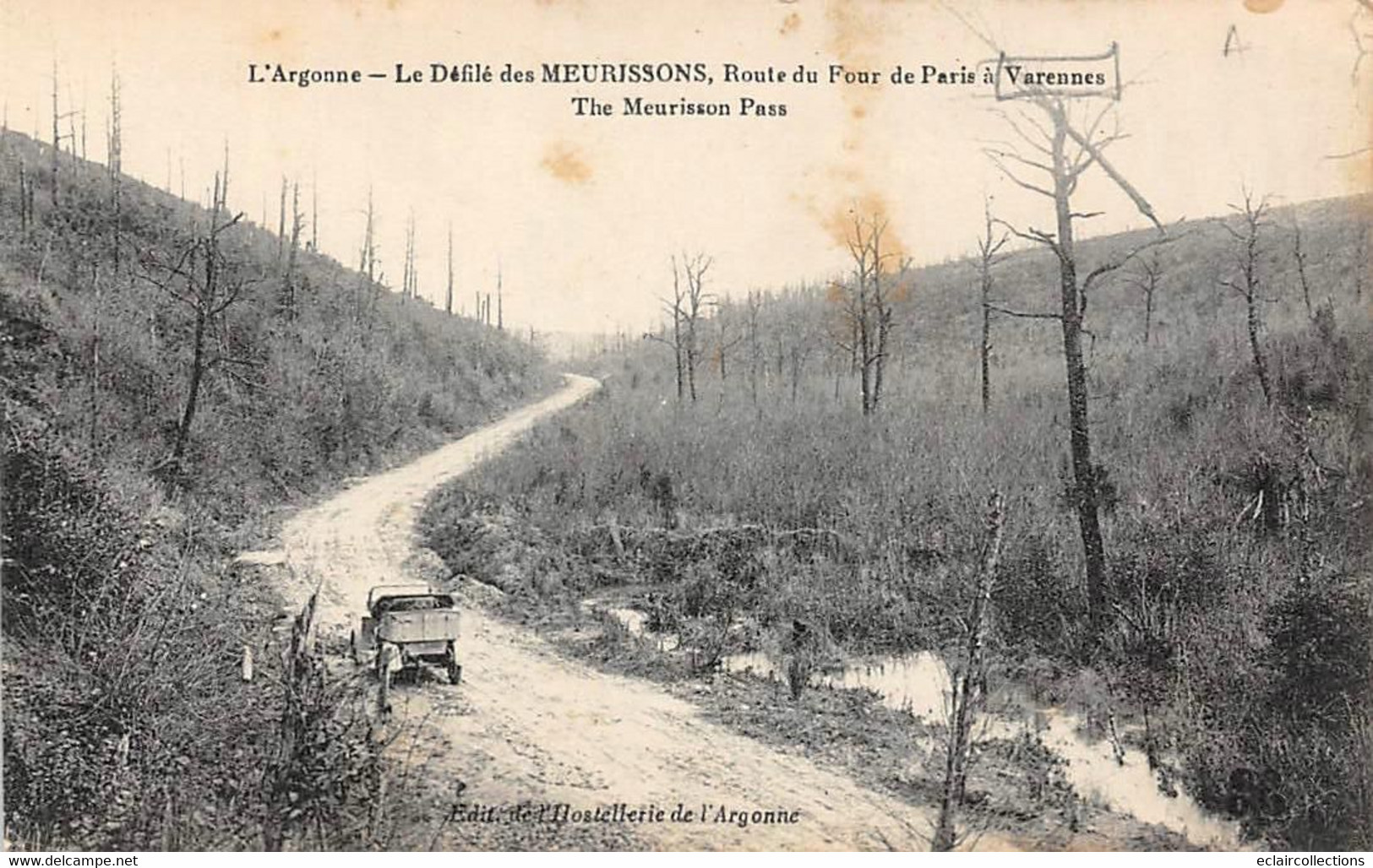 Varennes En Argonne    55       Le Défilé Des Meurissons. Route Du Four De Paris    (voir Scan) - Autres & Non Classés