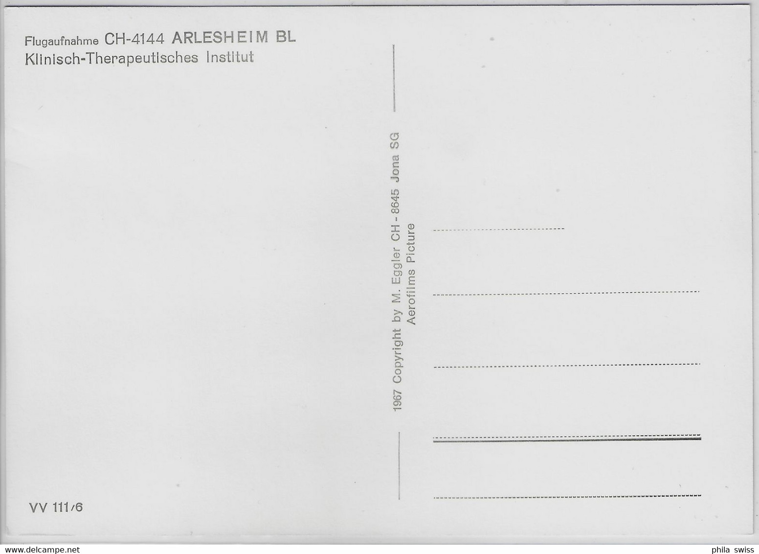 Flugaufnahme Arlesheim BL - Klinisch-Therapeutisches Institut - Arlesheim