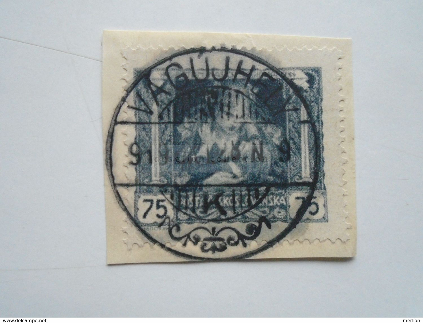 D176429  Czechoslovakia     Cover  Cut Out   Cancel  1919  VÁGÚJHELY Nove Mesto Nad Vahom - Autres & Non Classés