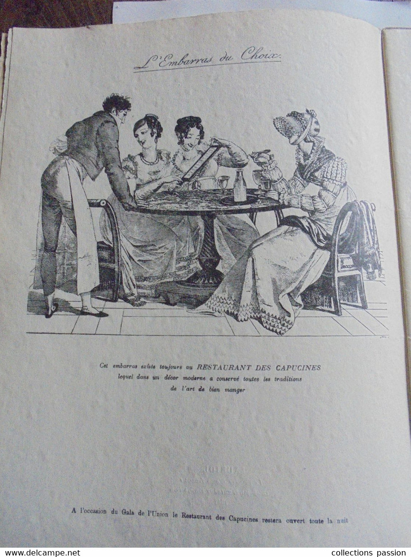 programme, CIRQUE, sixième gala annuel de L'UNION DES ARTISTES , au CIRQUE D'HIVER, 3 mars 1928