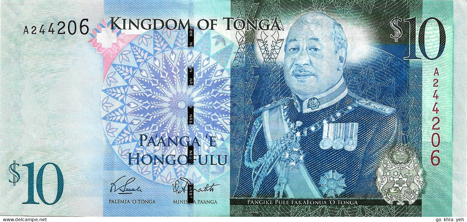 TONGA 2009 10 Pa'anga - P.40a.1 Neuf UNC - Tonga