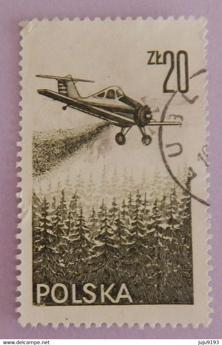 POLOGNE YT PA 57 OBLITÉRÉ ANNÉE 1977 - Used Stamps